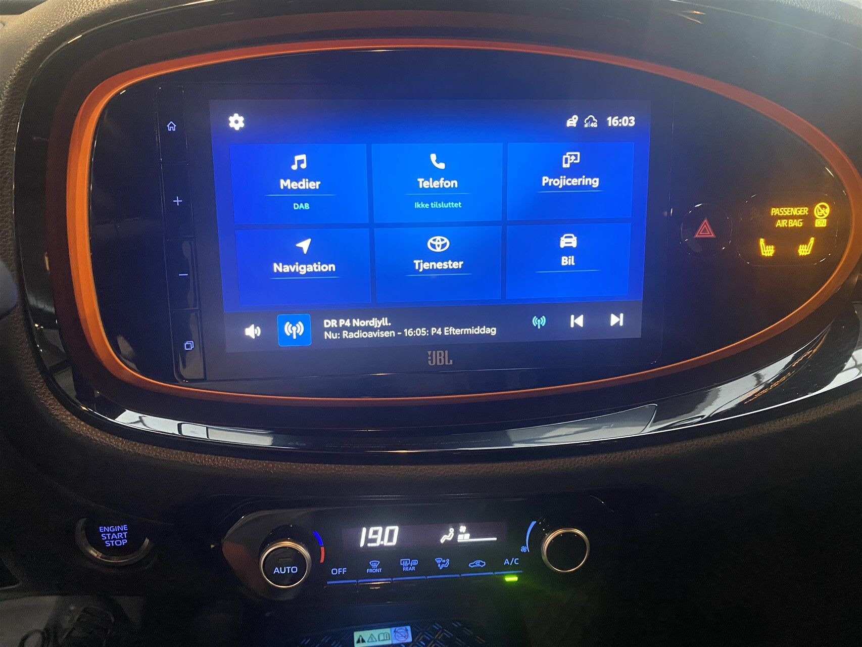 Grøn Toyota Aygo X fra 2022
