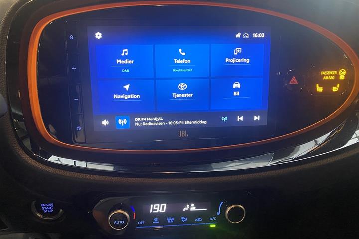 Grøn Toyota Aygo X fra 2022