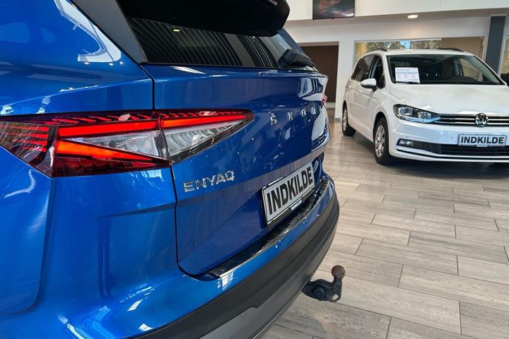 Blå Skoda Enyaq fra 2020