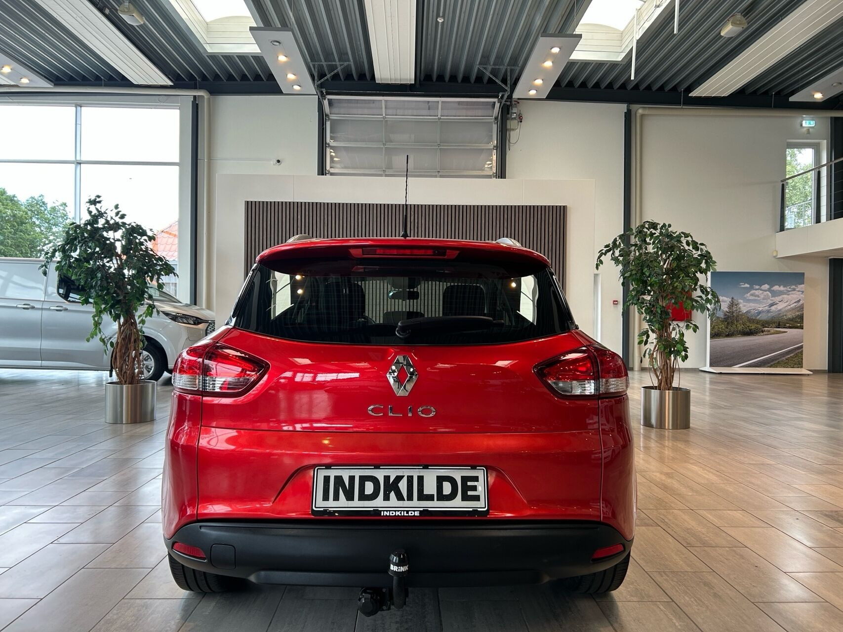 Rød Renault Clio fra 2019