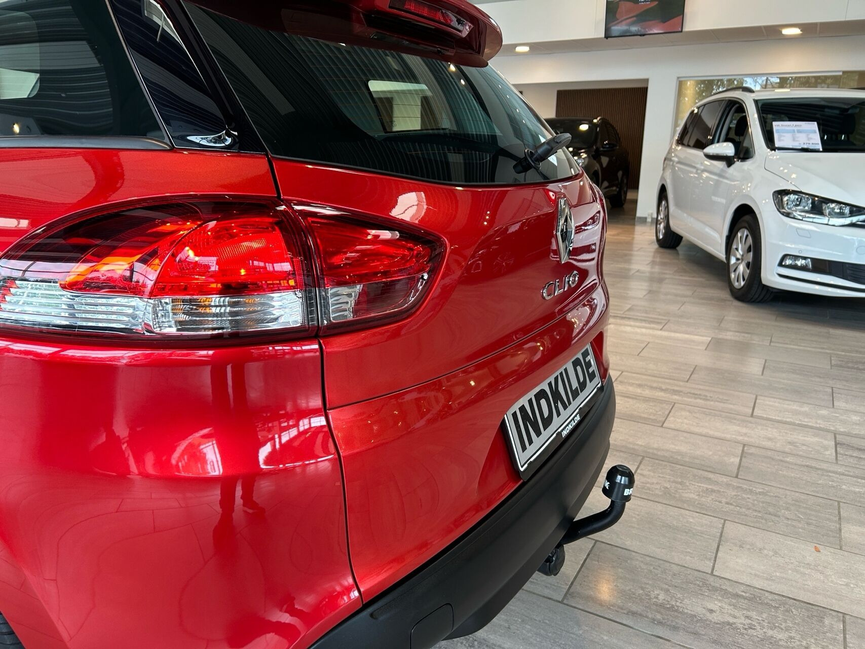 Rød Renault Clio fra 2019