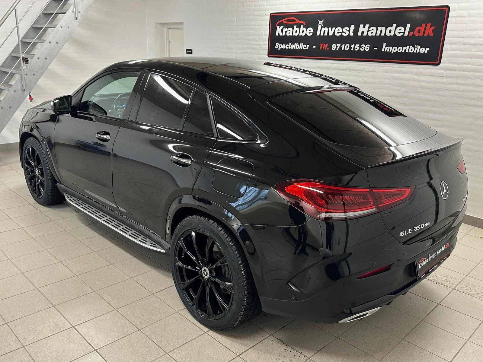 Sort Mercedes GLE350 de fra 2021