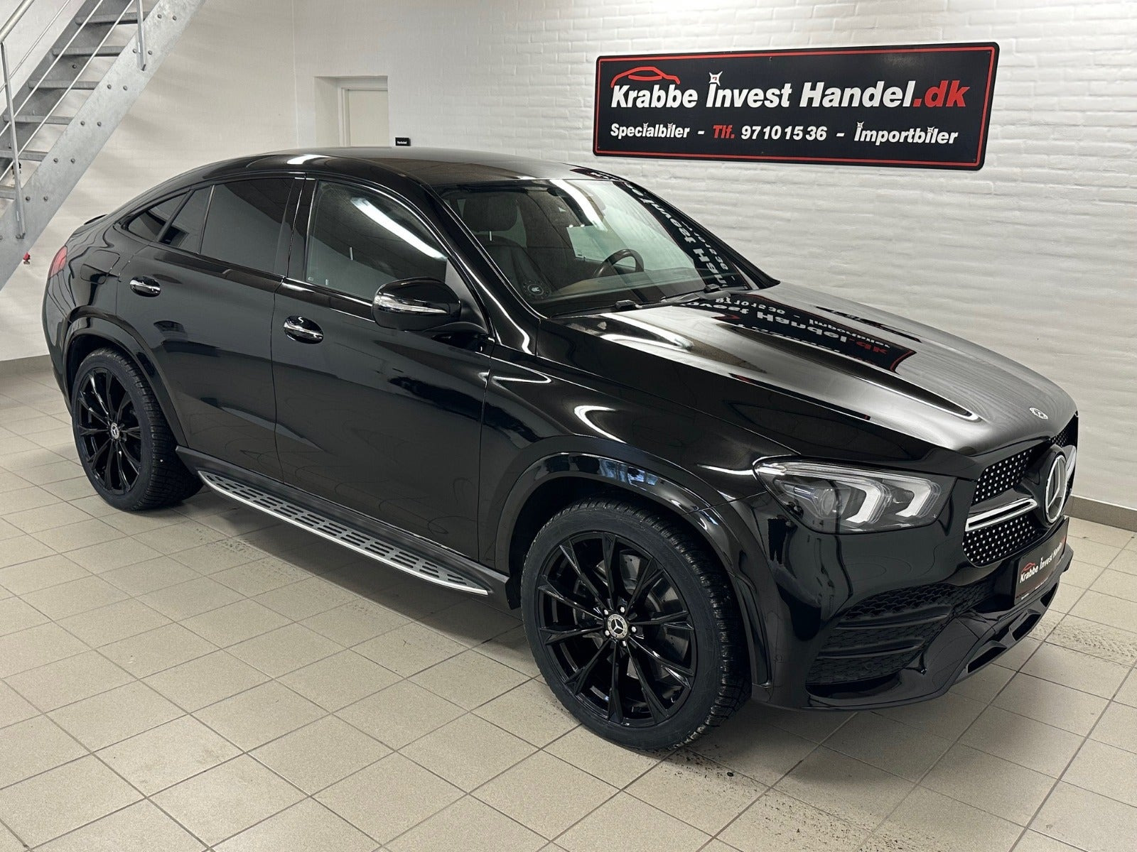 Sort Mercedes GLE350 de fra 2021