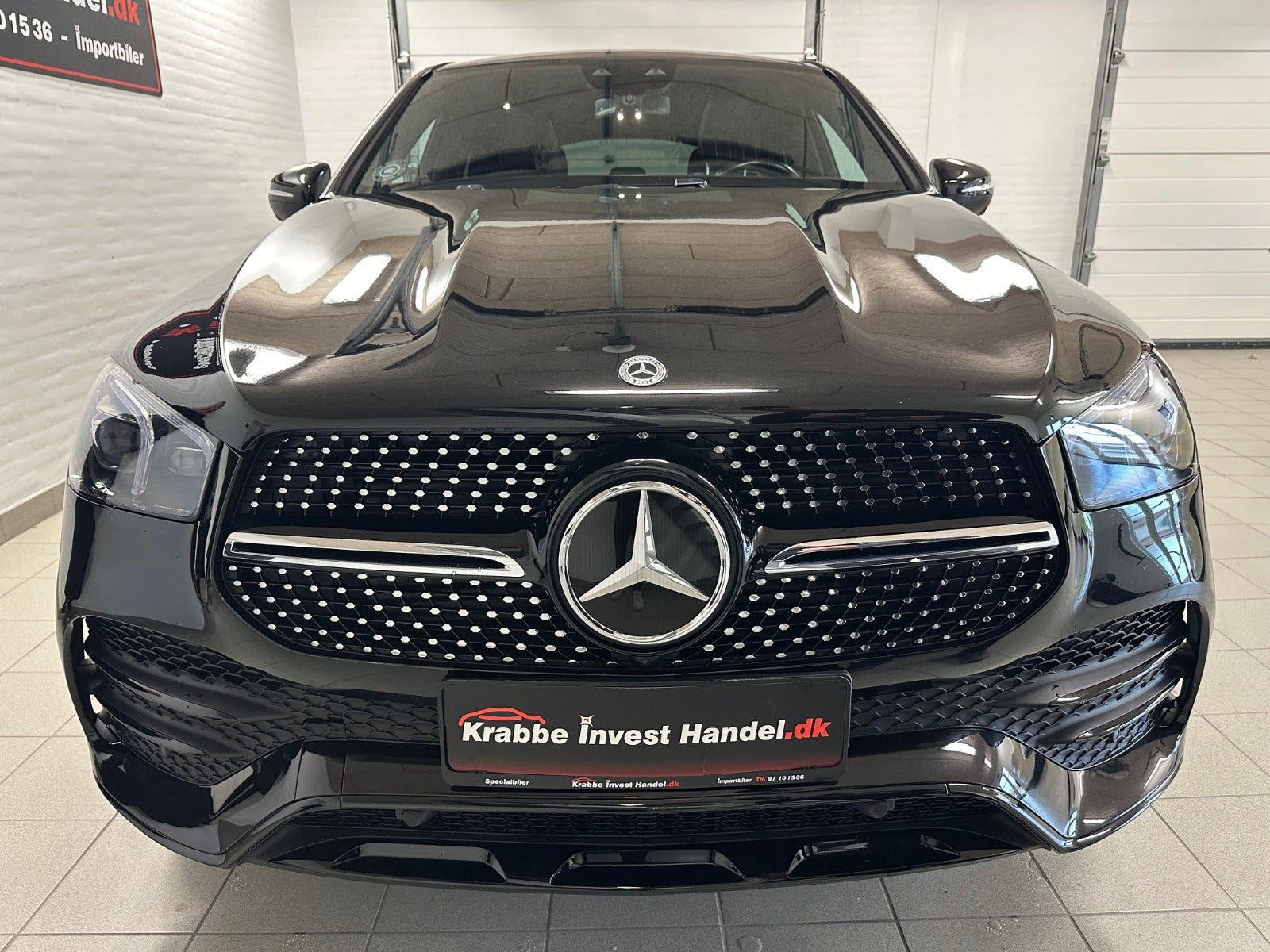 Sort Mercedes GLE350 de fra 2021