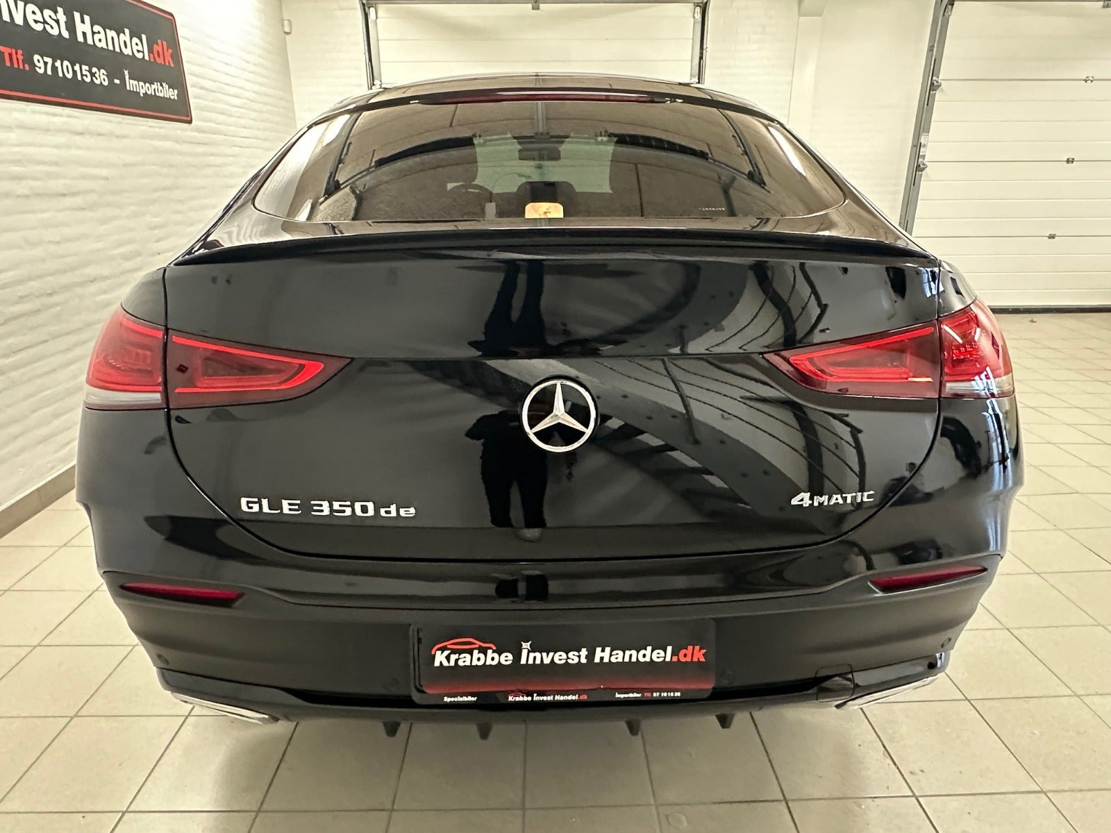 Sort Mercedes GLE350 de fra 2021