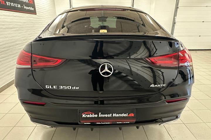 Sort Mercedes GLE350 de fra 2021