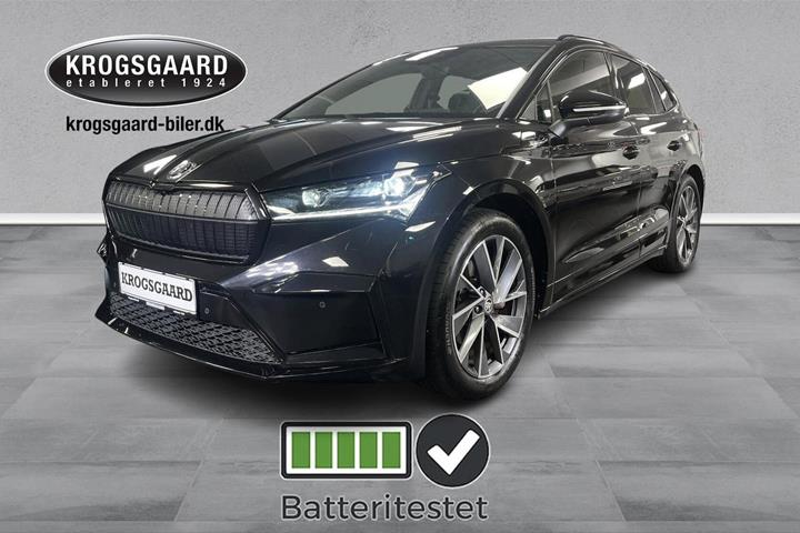 Sort Skoda Enyaq fra 2023