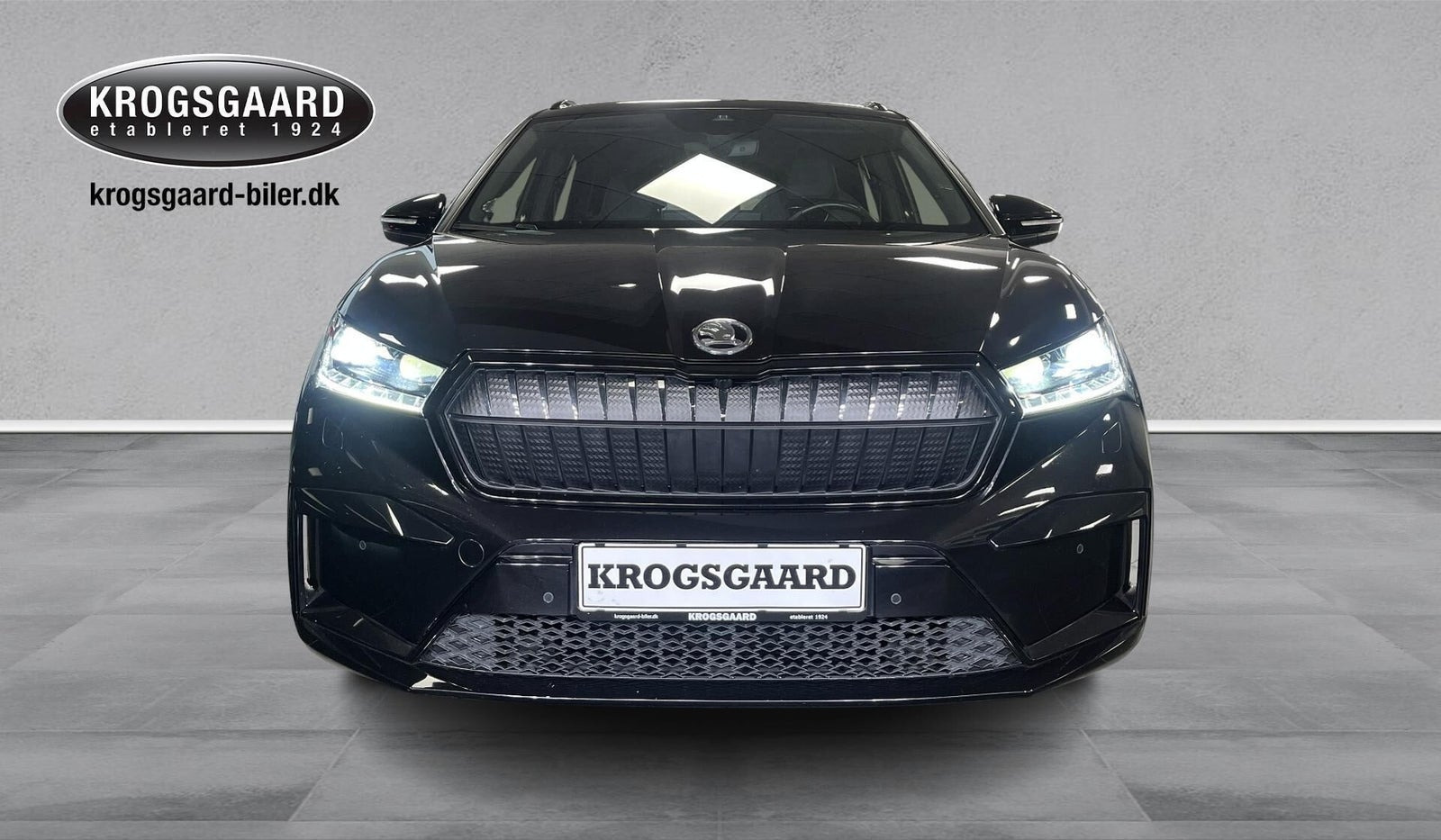 Sort Skoda Enyaq fra 2023