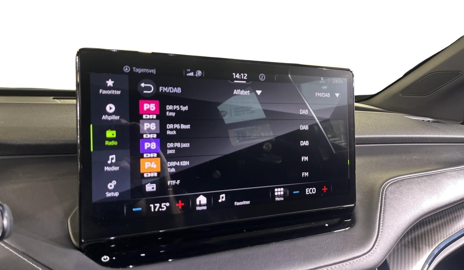 Sort Skoda Enyaq fra 2023