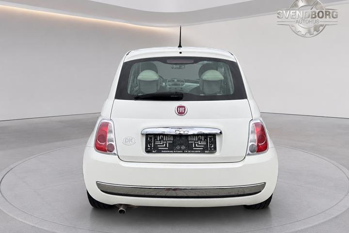 Hvid Fiat 500 fra 2014