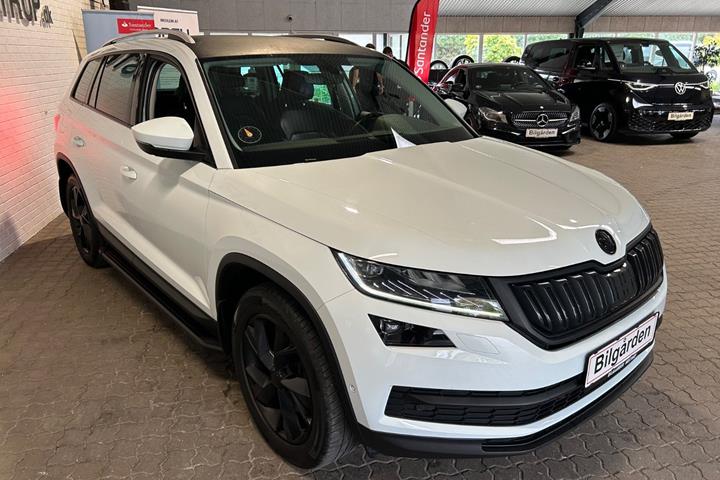 Hvid Skoda Kodiaq fra 2018