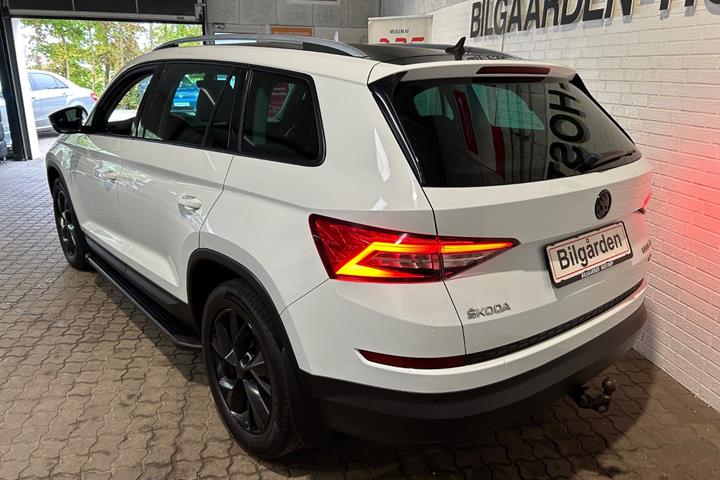 Hvid Skoda Kodiaq fra 2018