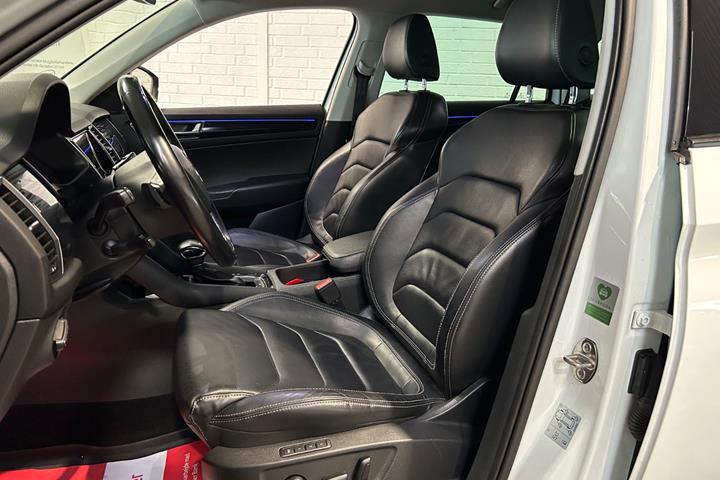 Hvid Skoda Kodiaq fra 2018