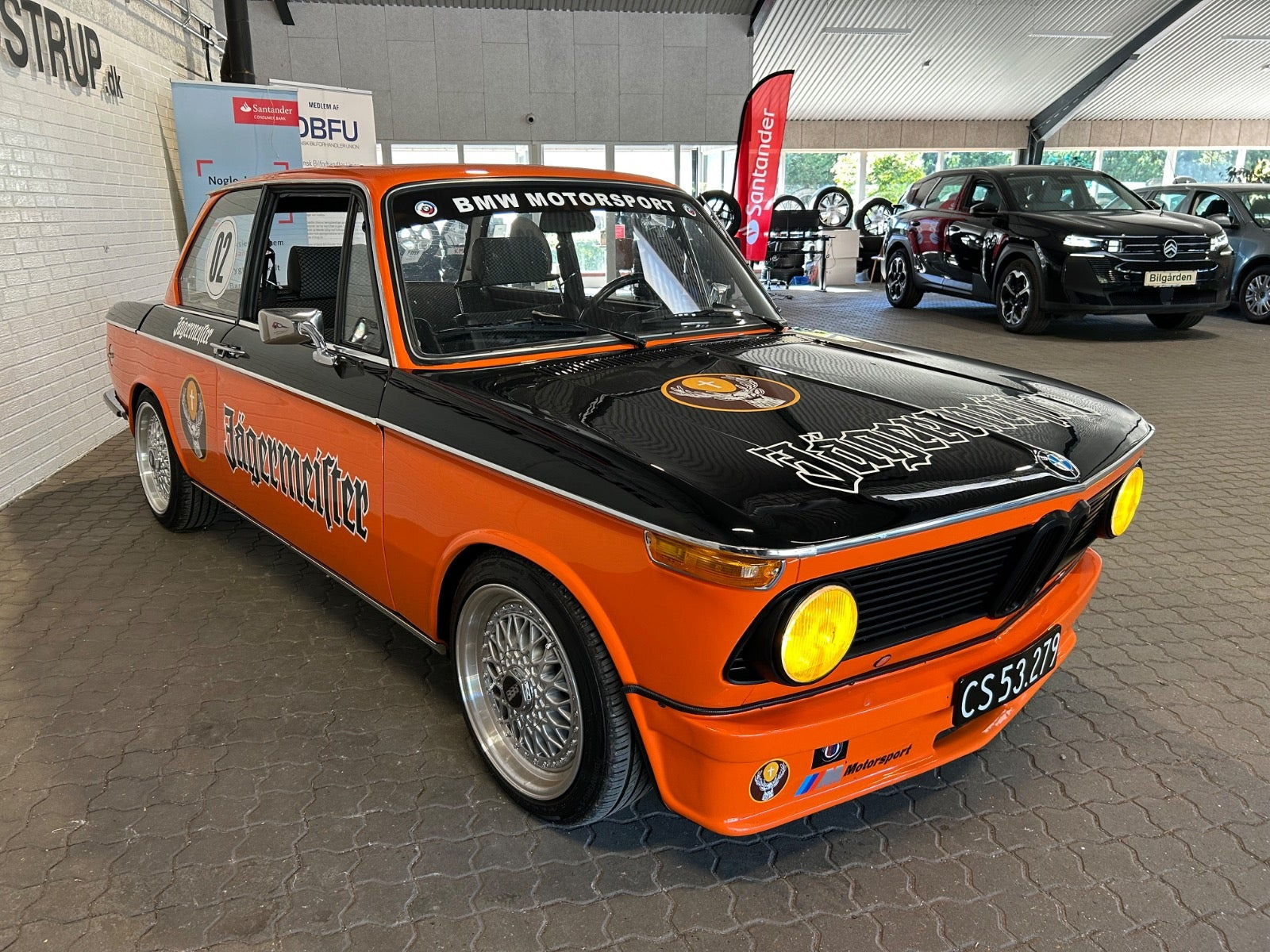 Orange BMW 2002 fra 1972