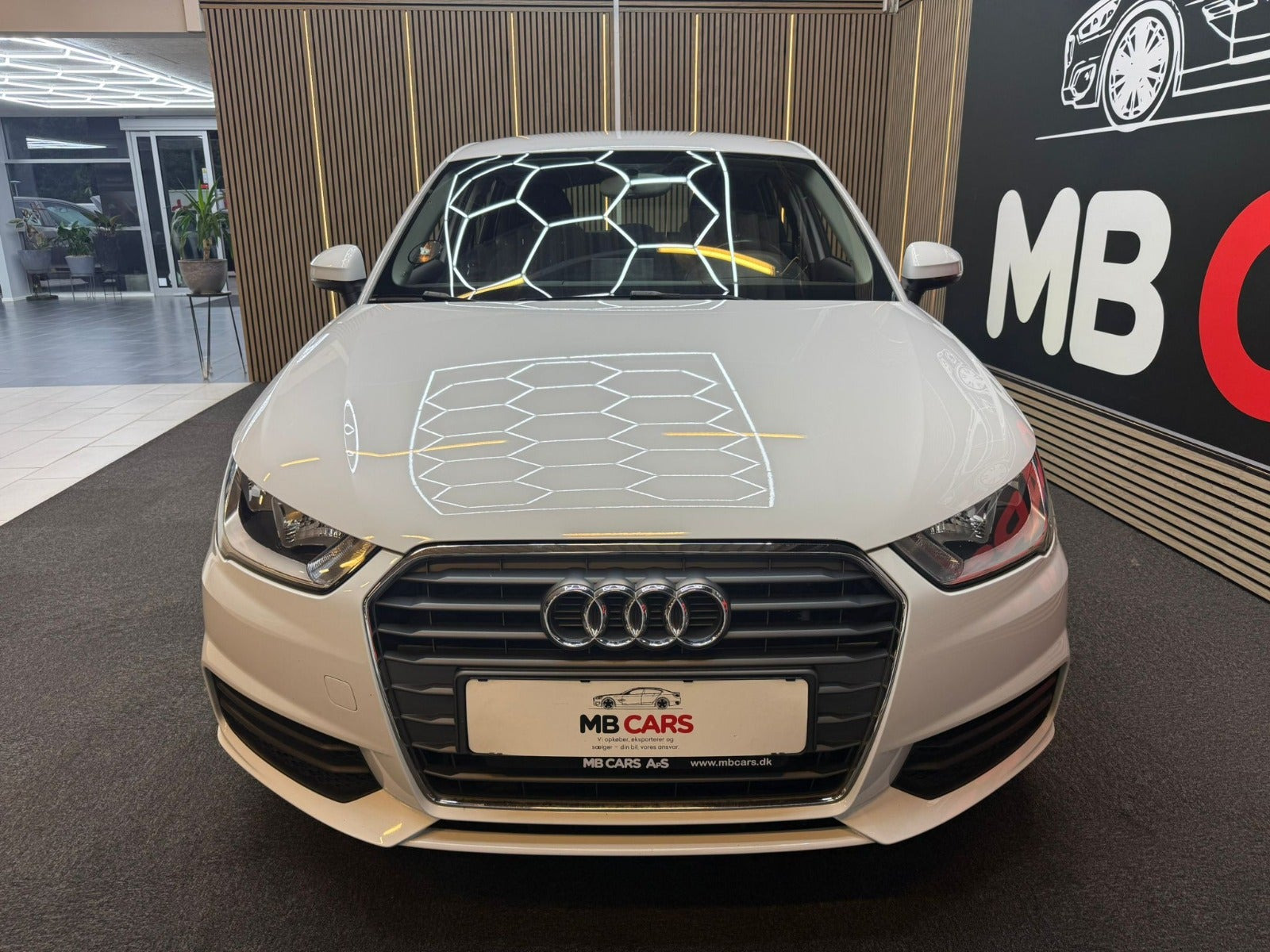 Hvid Audi A1 fra 2016
