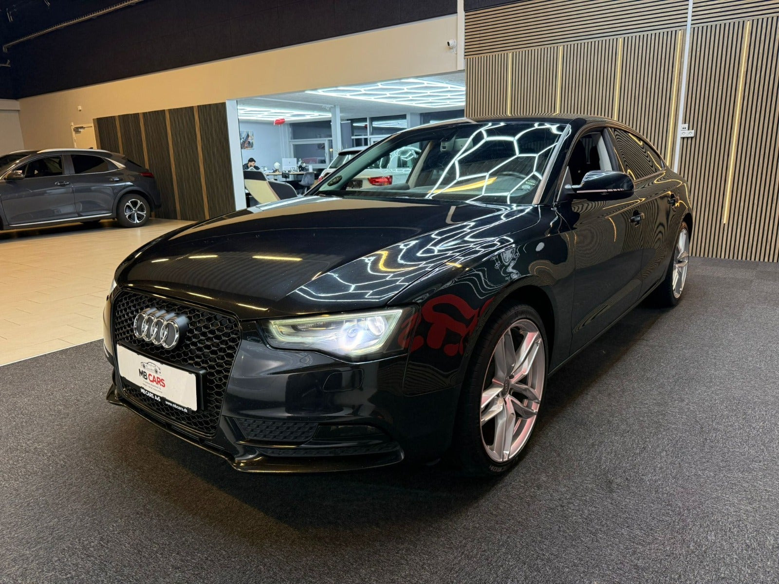 Sort Audi A5 fra 2012