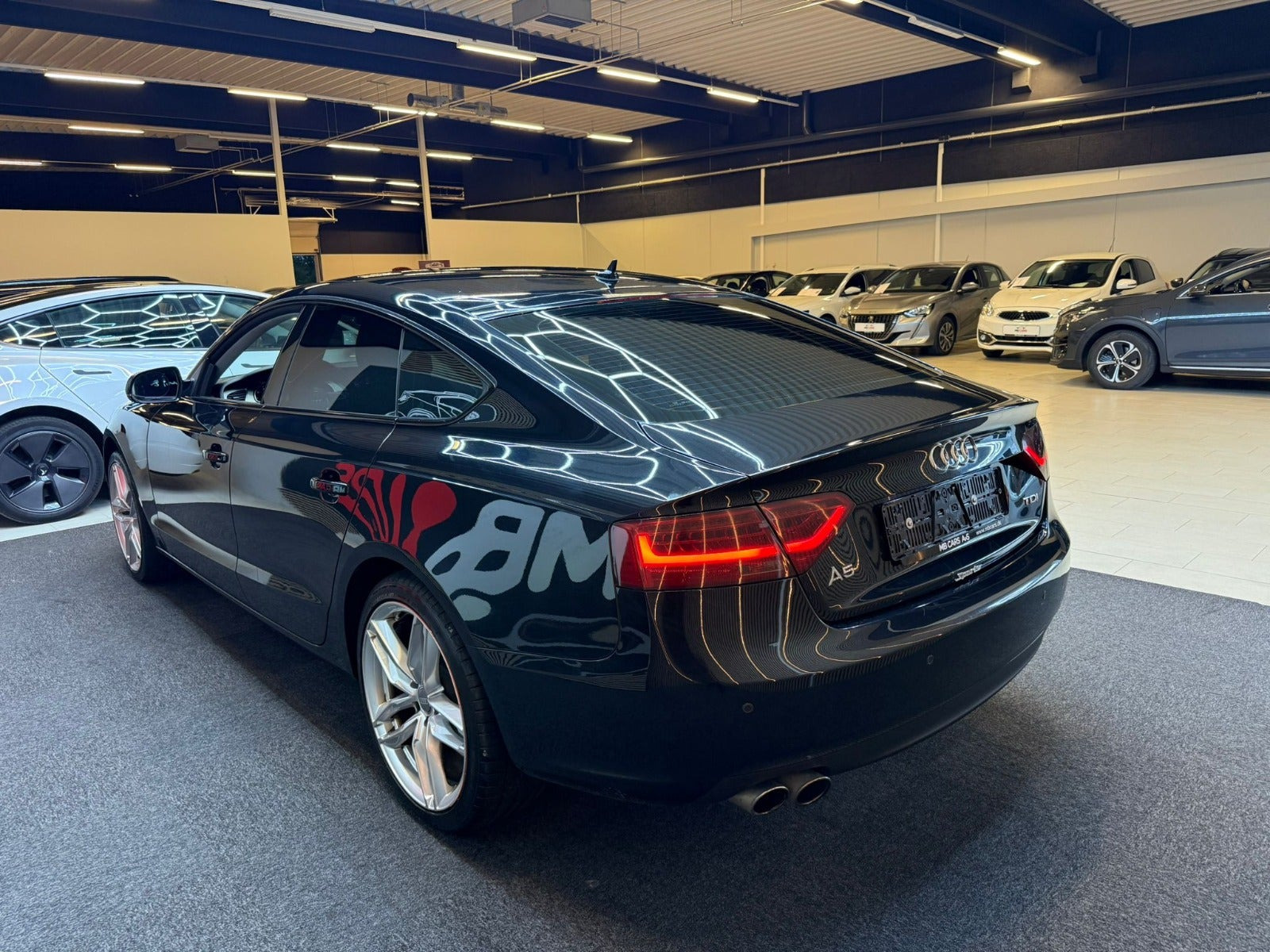 Sort Audi A5 fra 2012