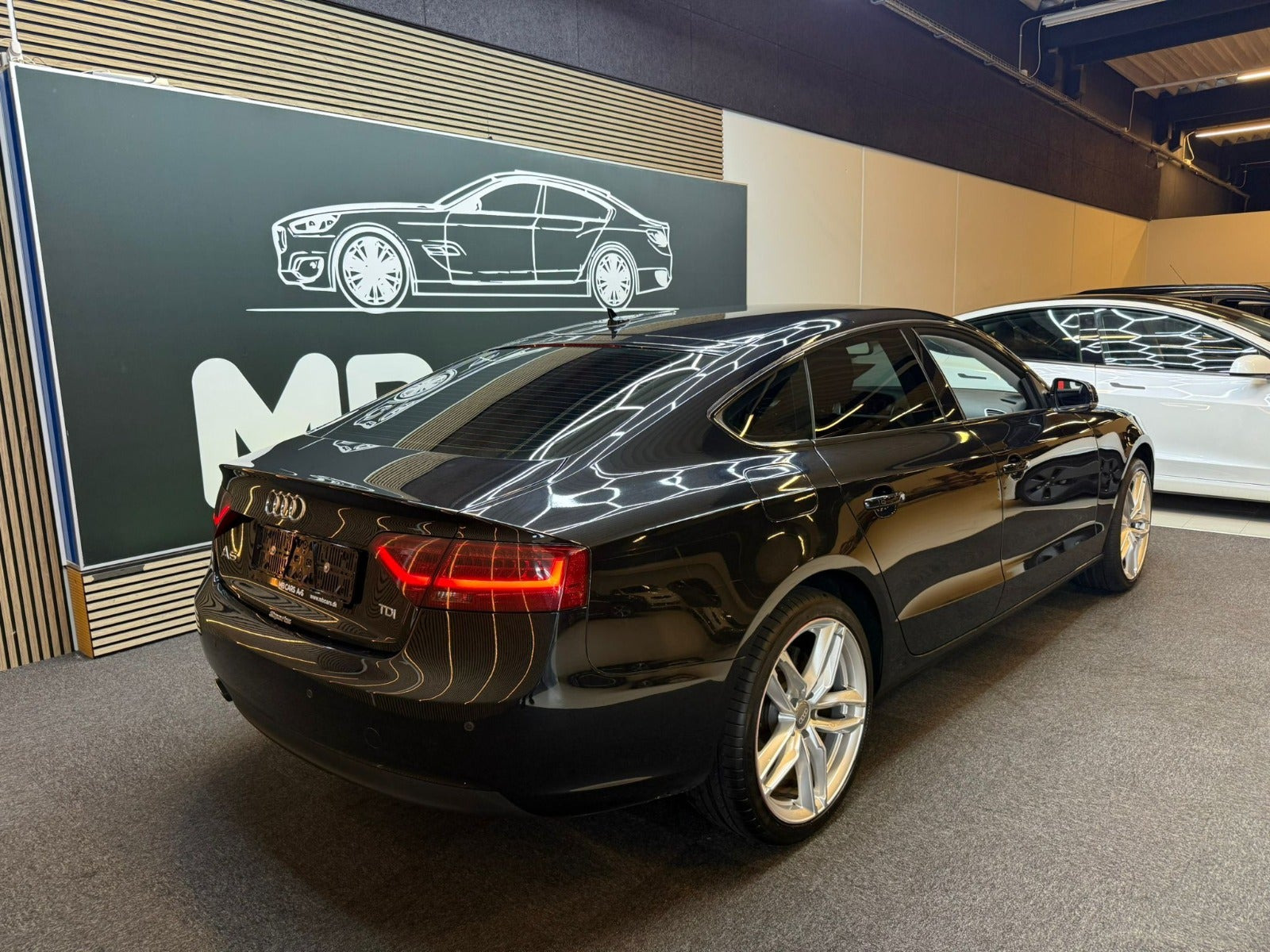 Sort Audi A5 fra 2012