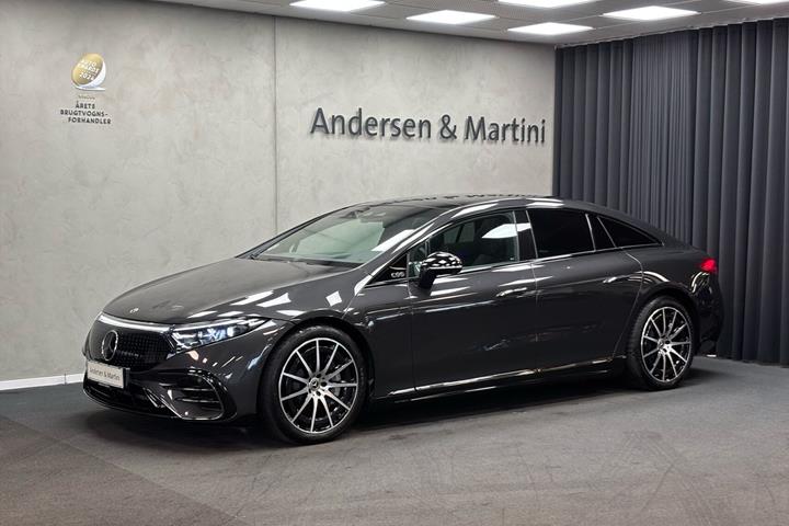 Grå Mercedes EQS 450 fra 2025