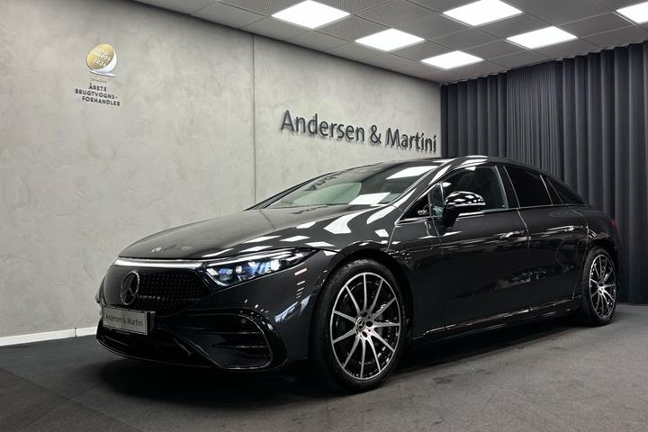 Grå Mercedes EQS 450 fra 2025