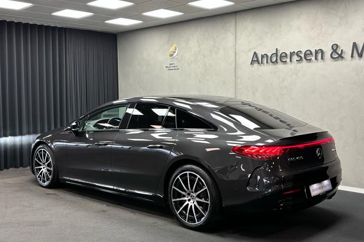 Grå Mercedes EQS 450 fra 2025