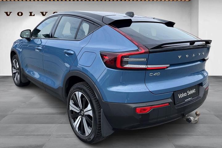 Blå Volvo C40 fra 2022