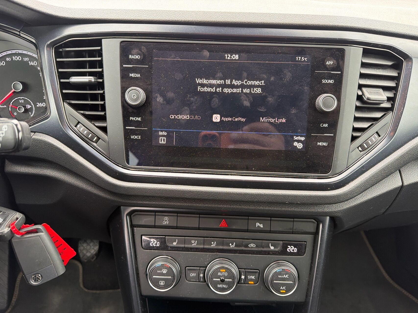 Sort VW T-Roc fra 2019