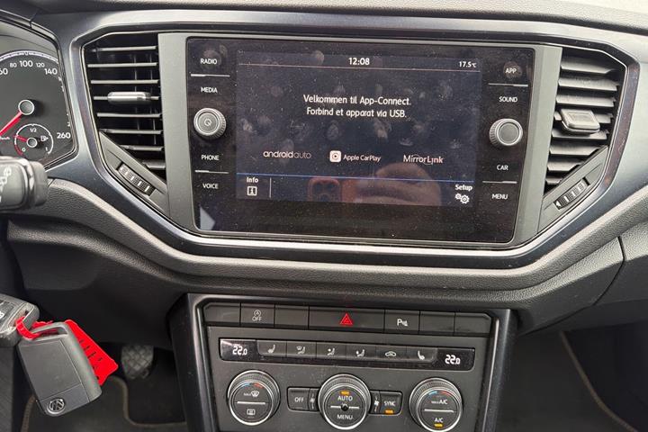 Sort VW T-Roc fra 2019