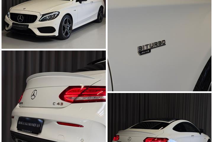 Hvid Mercedes C43 fra 2017