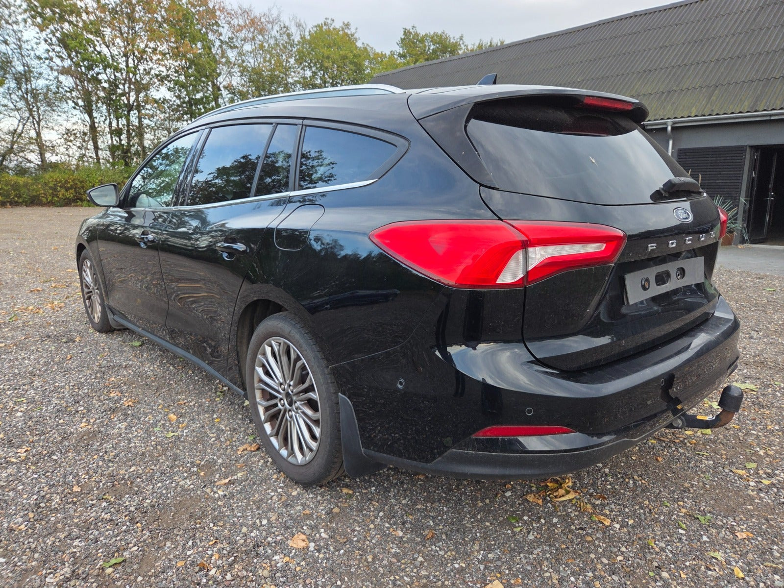 Sort Ford Focus fra 2019