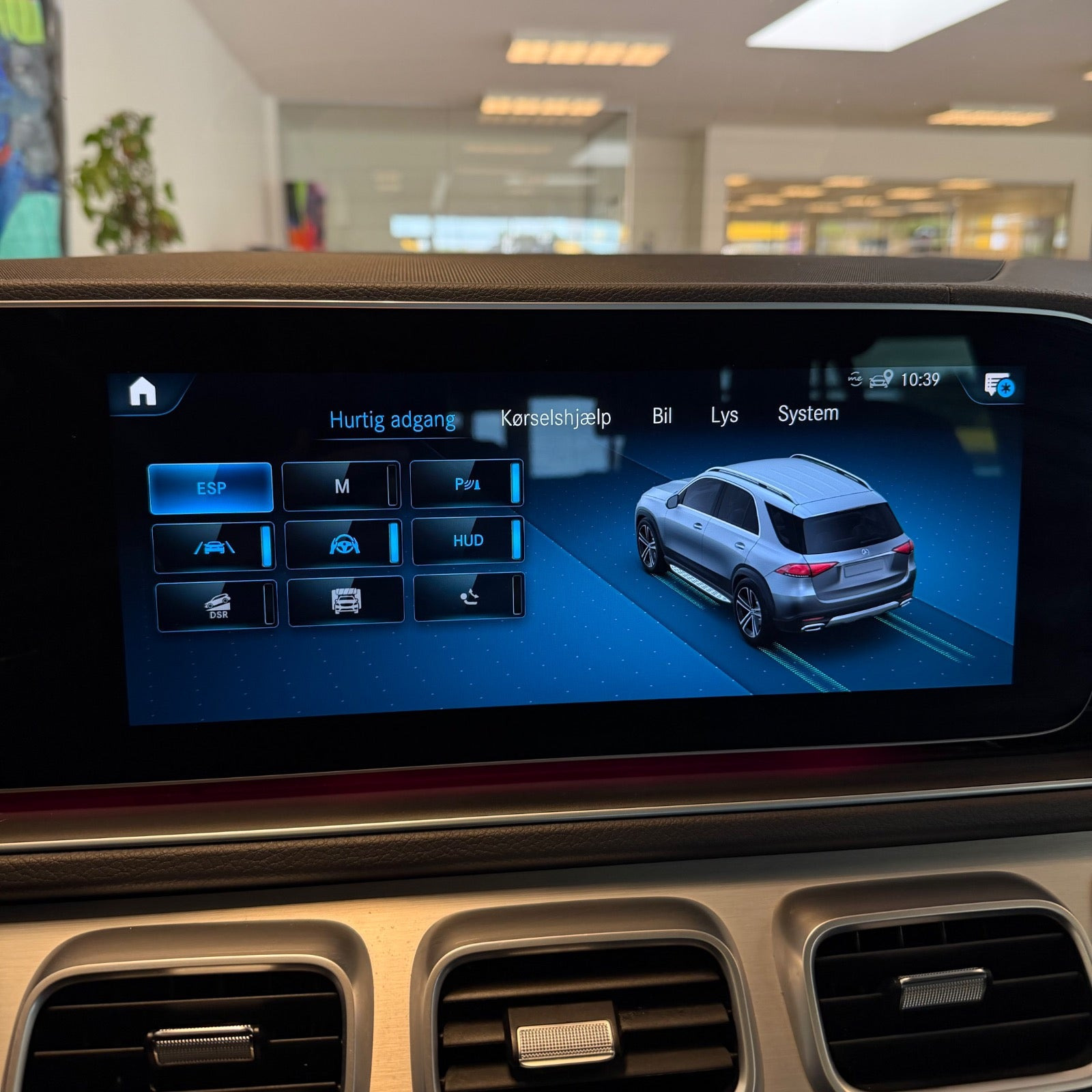 Sort Mercedes GLE350 de fra 2022