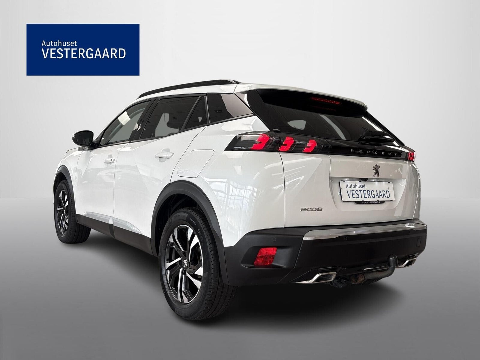 Hvid Peugeot 2008 fra 2022