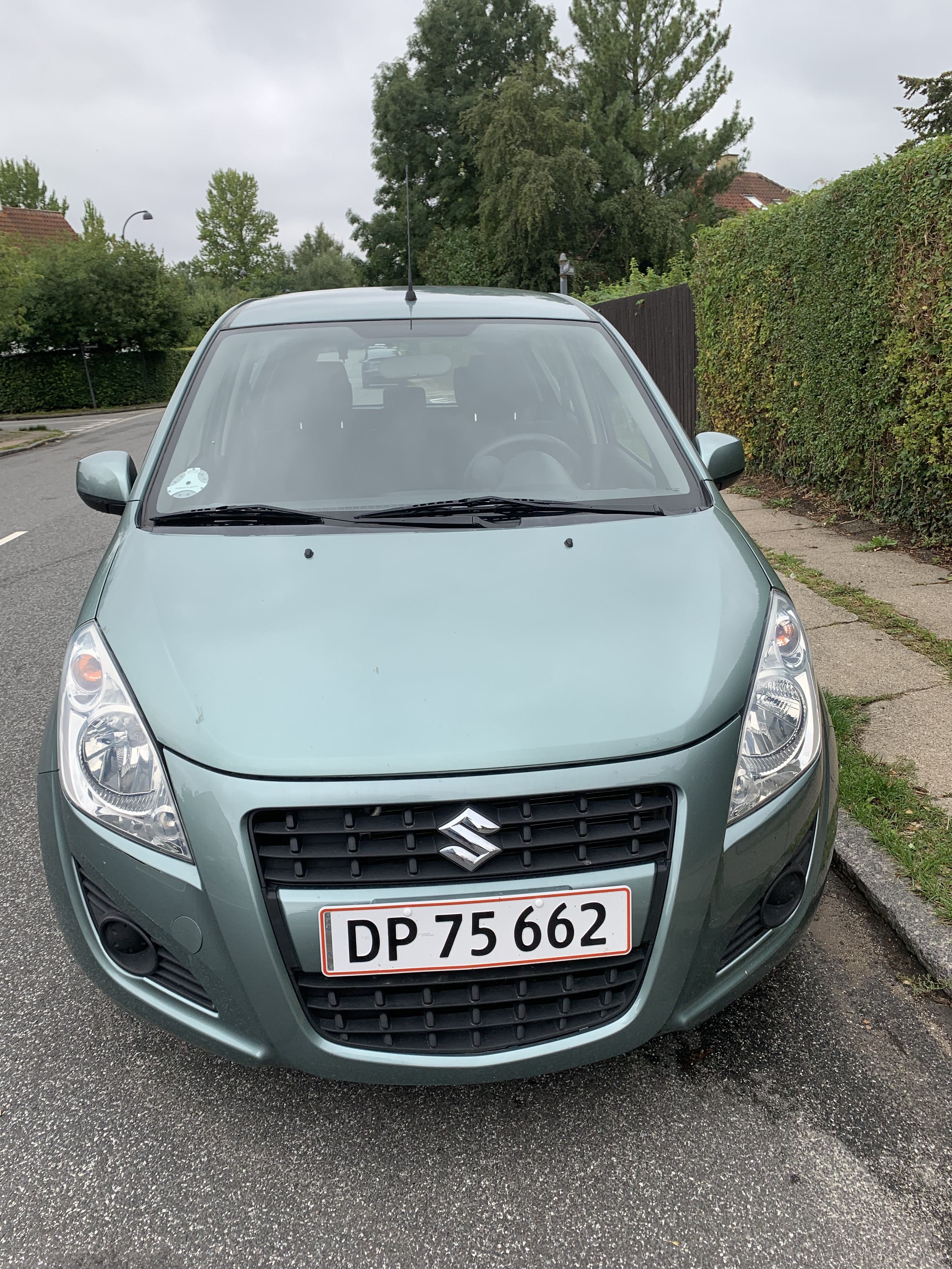 Grøn Suzuki Splash fra 2013