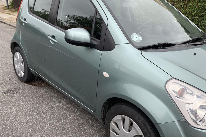 Grøn Suzuki Splash fra 2013
