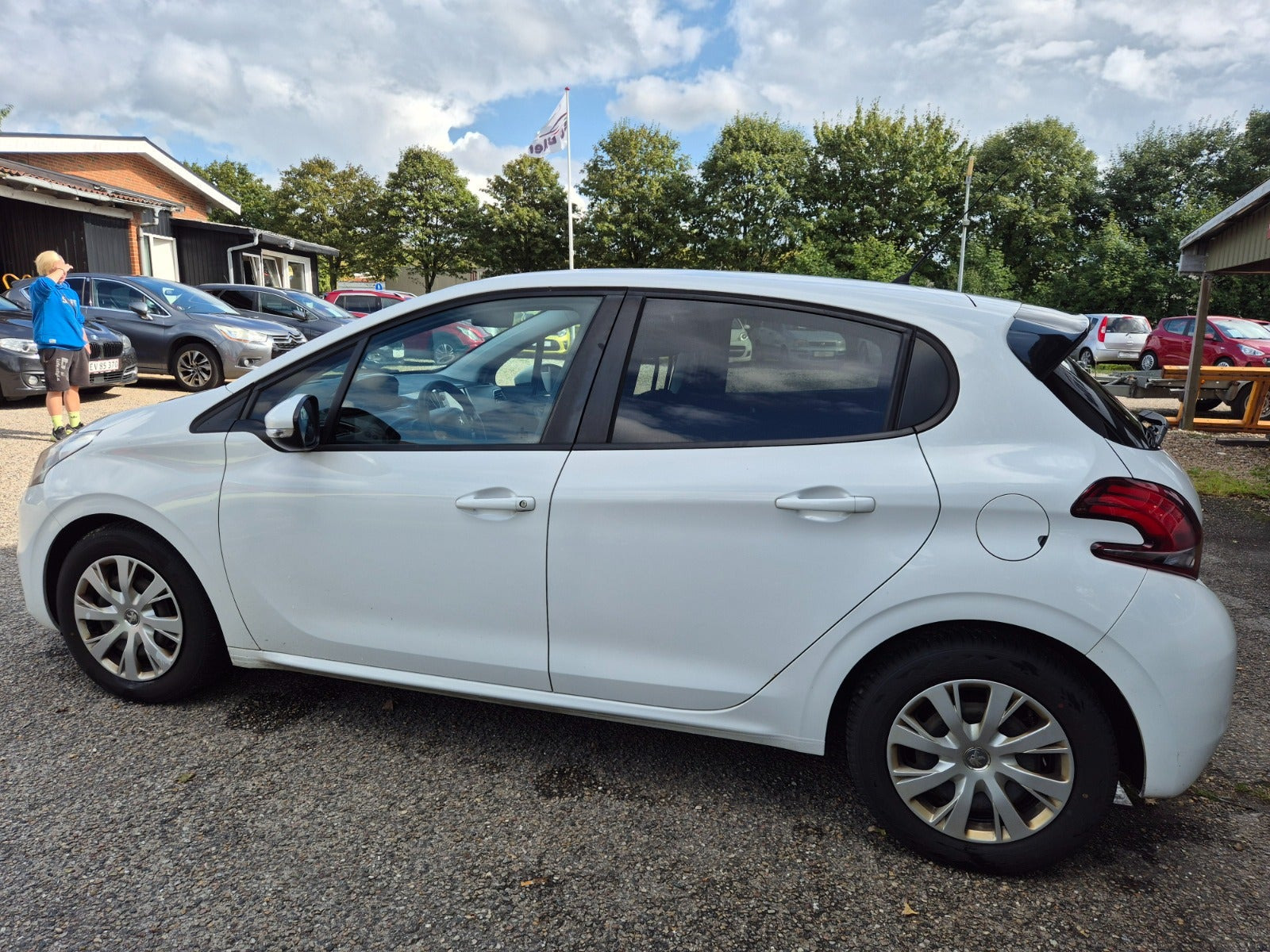Grøn Peugeot 208 fra 2015