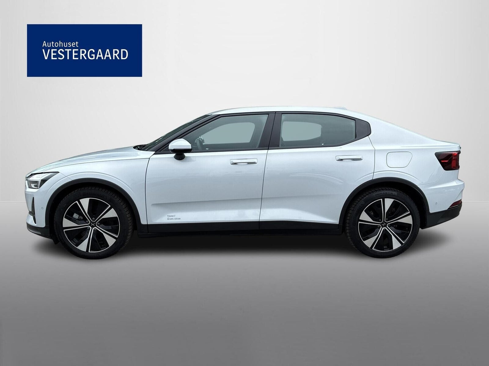Hvid Polestar 2 fra 2024