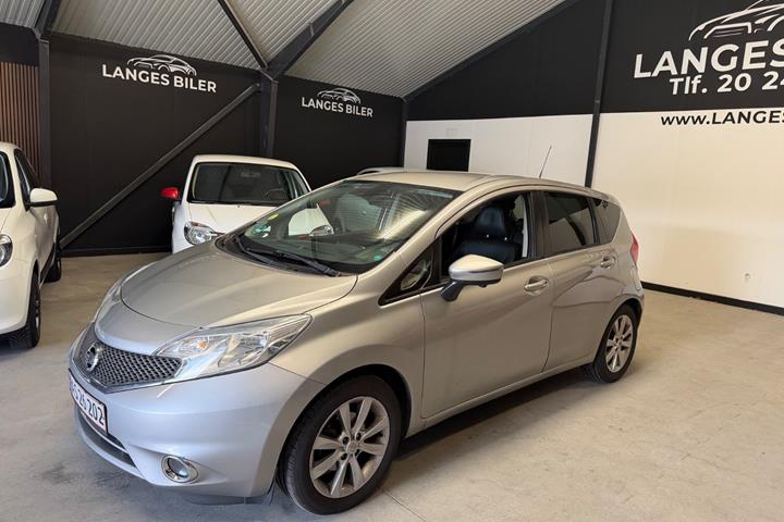 Sølv Nissan Note fra 2013