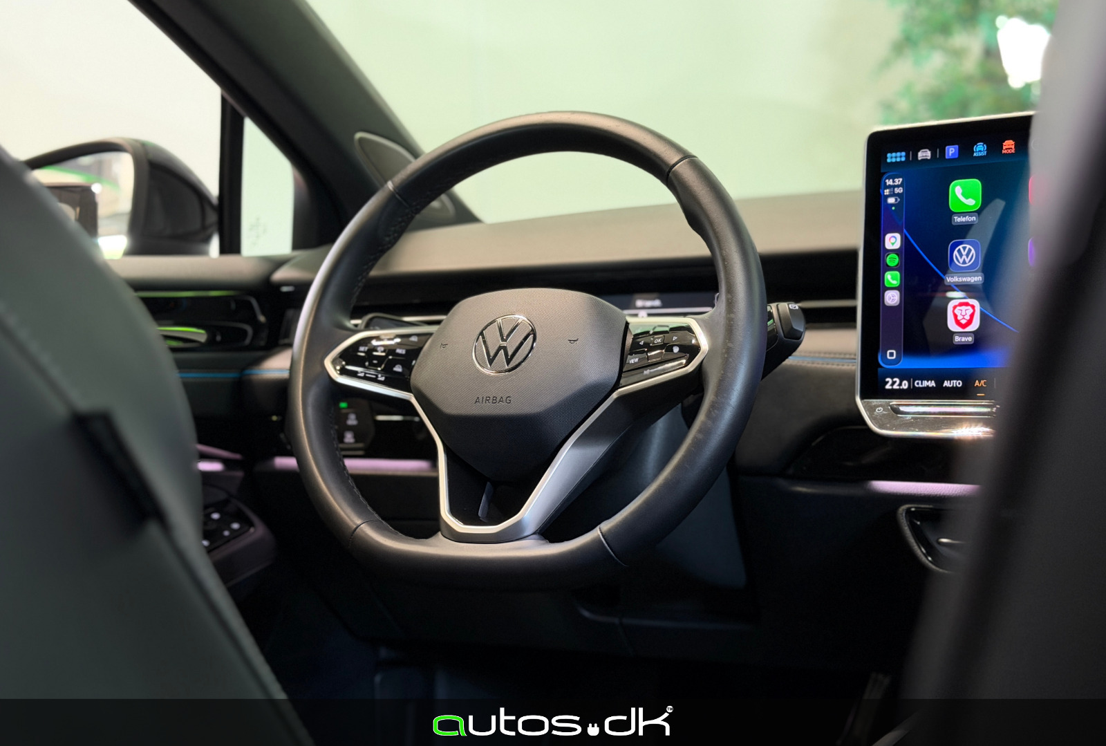 Blå VW ID.7 fra 2024