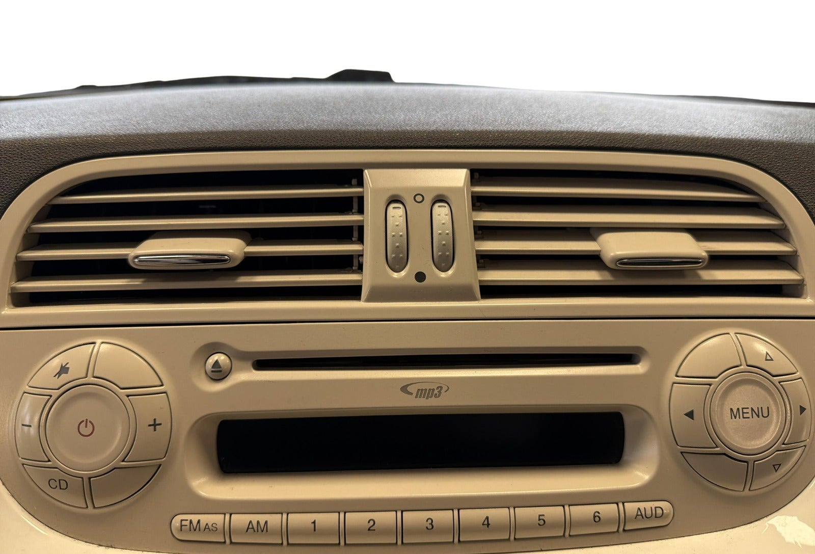 Hvid Fiat 500 fra 2009