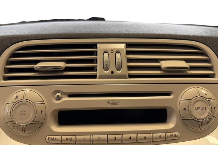 Hvid Fiat 500 fra 2009