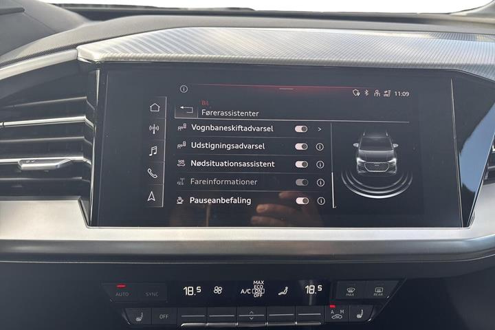 Sort Audi Q4 e-tron fra 2021