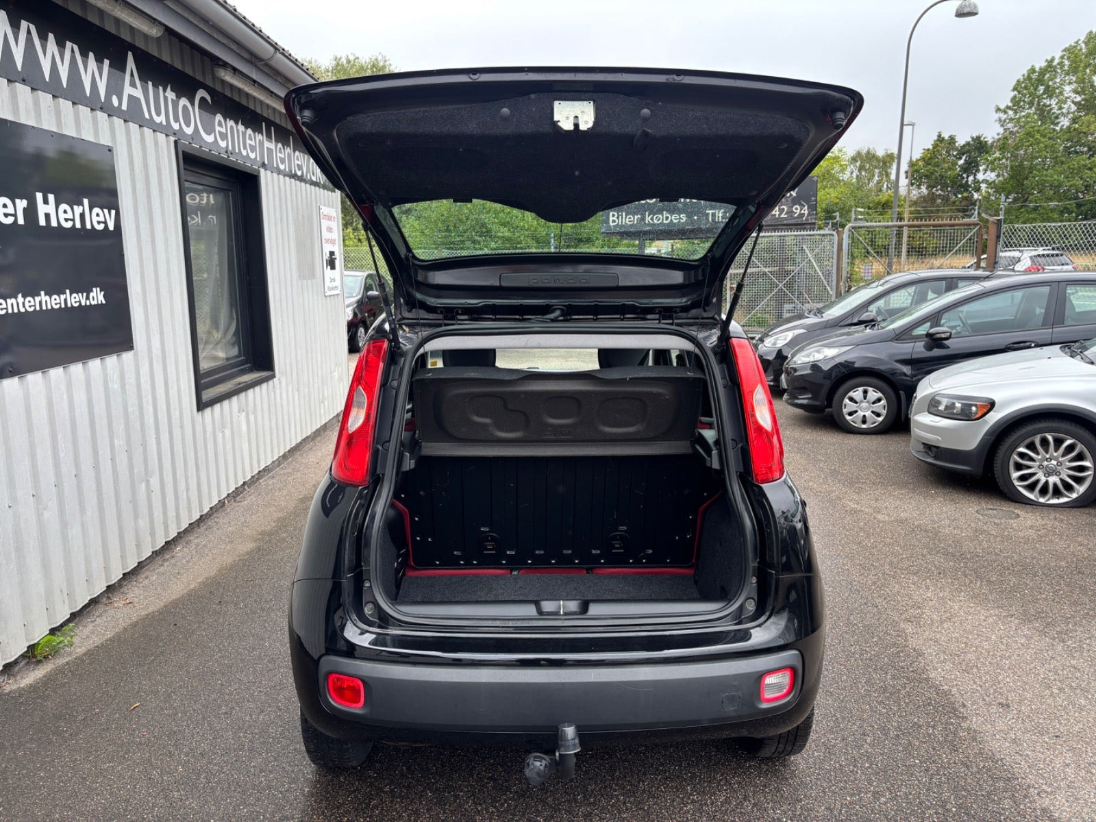 Sort Fiat Panda fra 2012