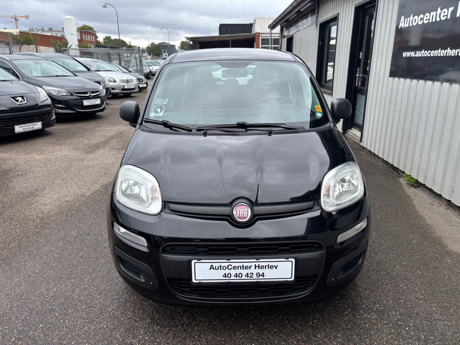 Sort Fiat Panda fra 2012