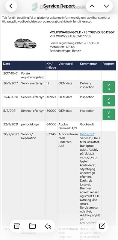 undefined VW Golf fra 2018
