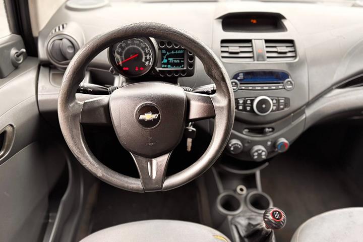 Blå Chevrolet Spark fra 2011