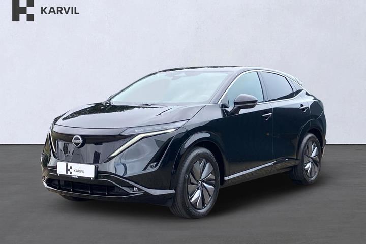 Sort Nissan Ariya fra 2026 set udefra