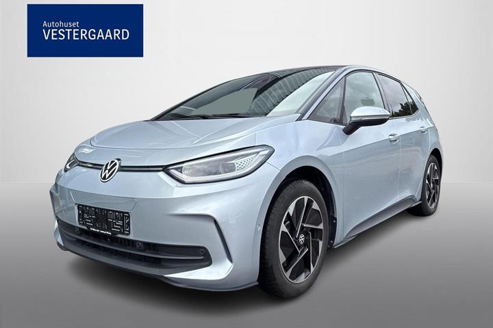 Sølv VW ID.3 fra 2025 set udefra