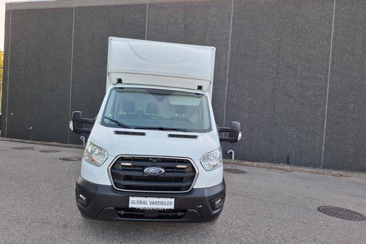 Hvid Ford Transit 350 L3 Chassis fra 2021