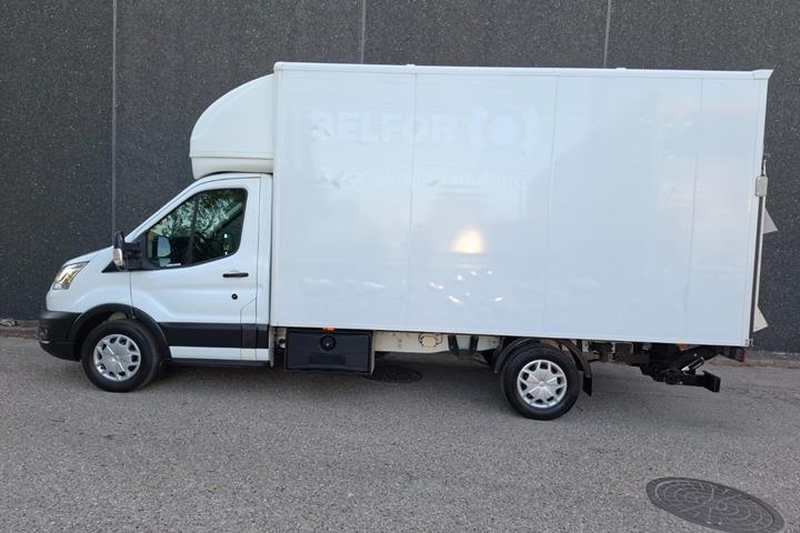 Hvid Ford Transit 350 L3 Chassis fra 2021