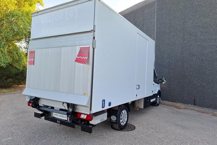 Hvid Ford Transit 350 L3 Chassis fra 2021